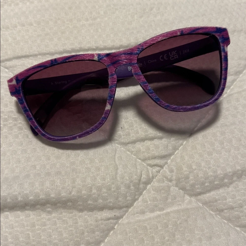 Goodr birder fervor Purple Sunglasses A Starling is born limited edition fuzzy - Picture 6 of 6